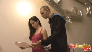 Brunette Seduces Her Stepdad